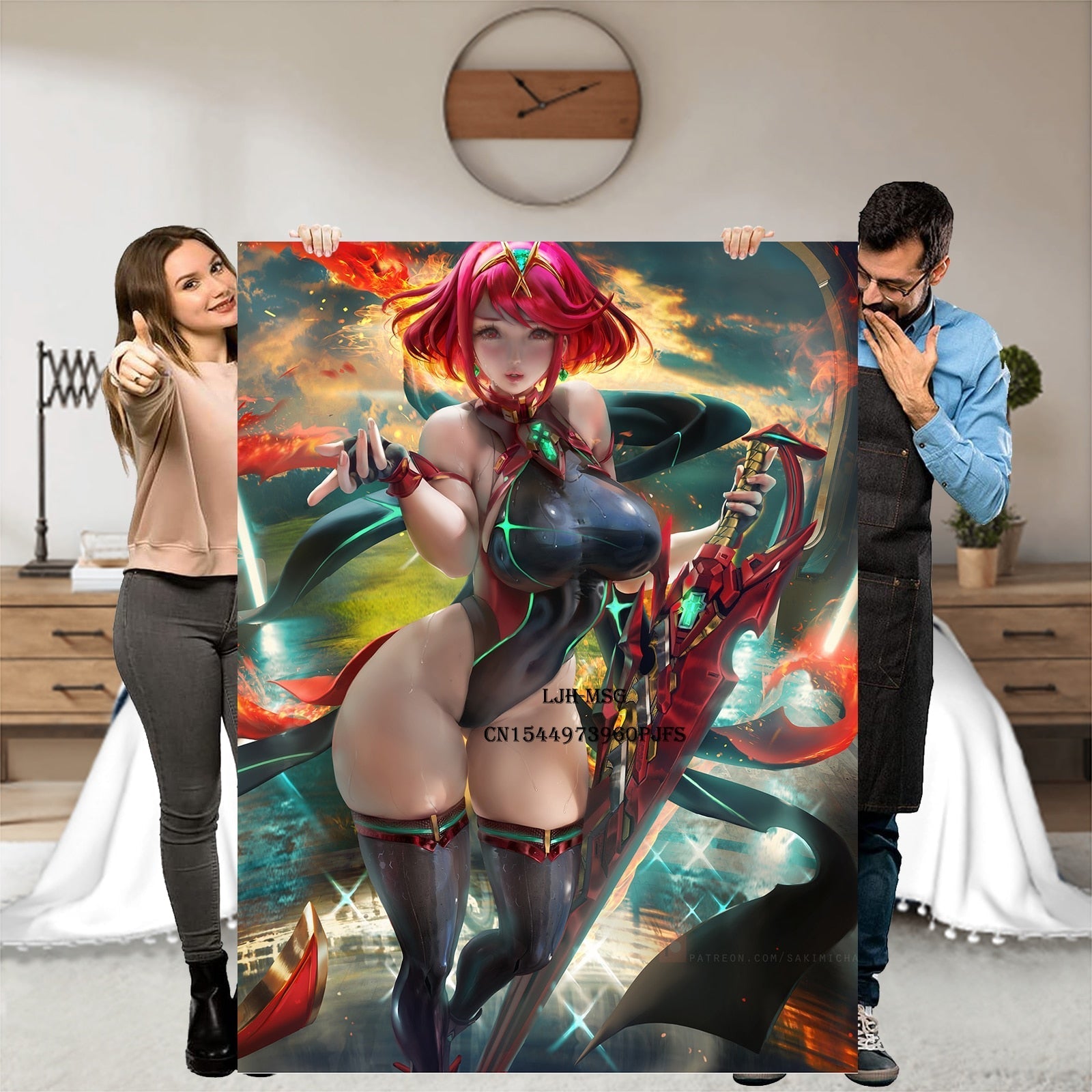 Xenosaga Blanket Flannel Ecchi Style 3